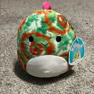 Pink and green Squishmallow toy new with tags